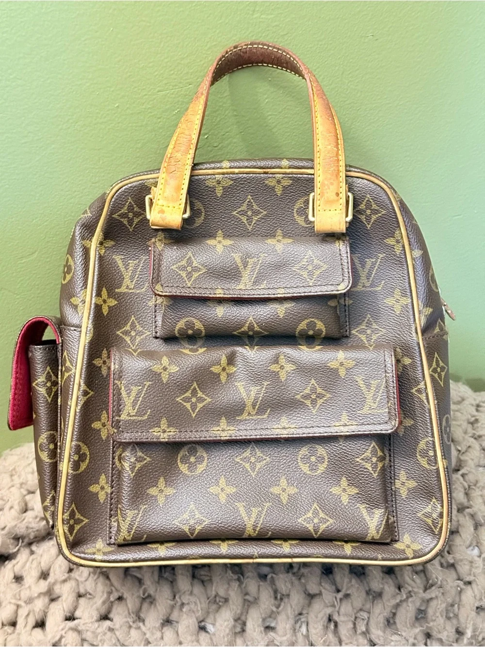 Louis Vuitton Brown Monogram Excentri Cite Handbag